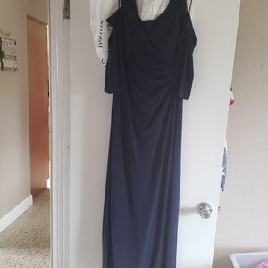 Royal Blue Dress and The  Accessories